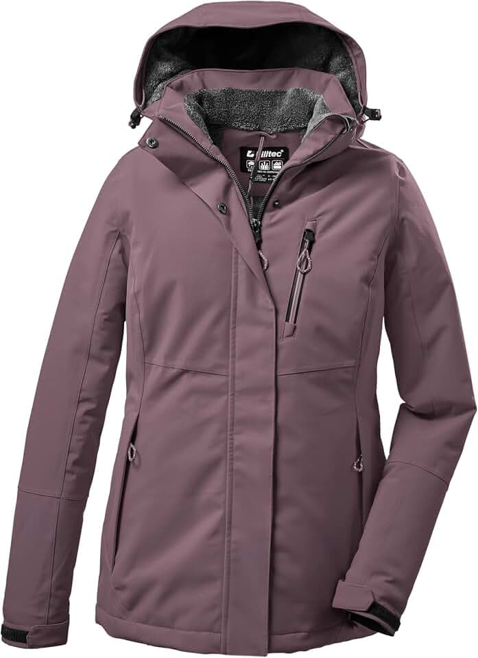 Killtec Damen Outdoorjacke Funktionsjacke mit abzippbarer Kapuze KOW 140 WMN Jckt wasserdicht, Winddicht, atmungsaktiv