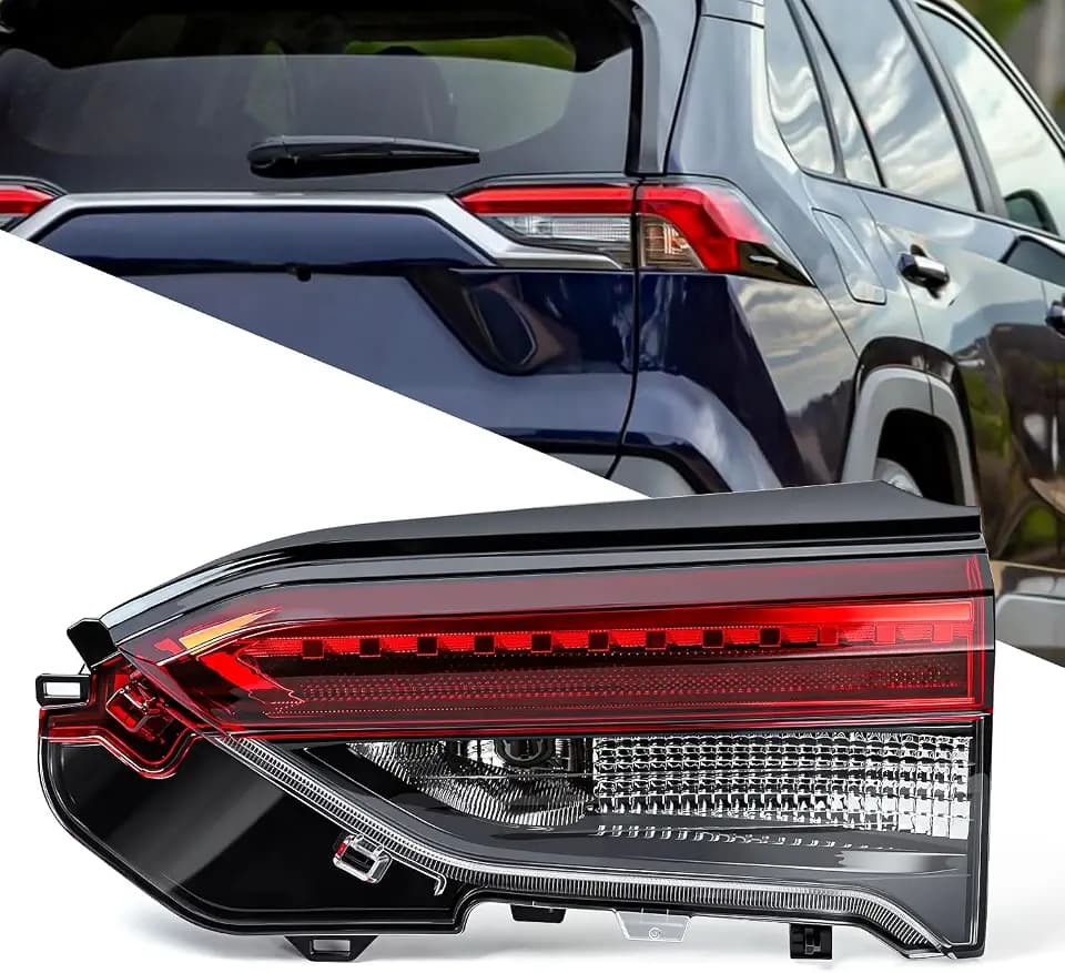 Tail Light Cover for Toyota RAV4 - Inner Rear Tail Lights Compatible With Toyota RAV4 2019-2024 Rear Brake Signal Lamp ReplacementRight Side Passenger Side