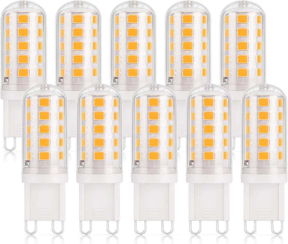 DiCUNO G9 LED Lampe, Warmweiß 2700K, 3W ersetzt 30W, 410lm, 10er Pack