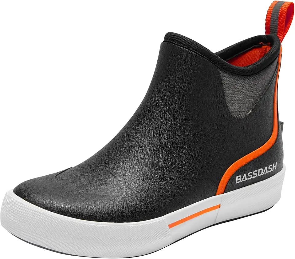 BASSDASH Explorer-DG Women’s 4.5” Waterproof Deck Boots Ankle Rain Boots