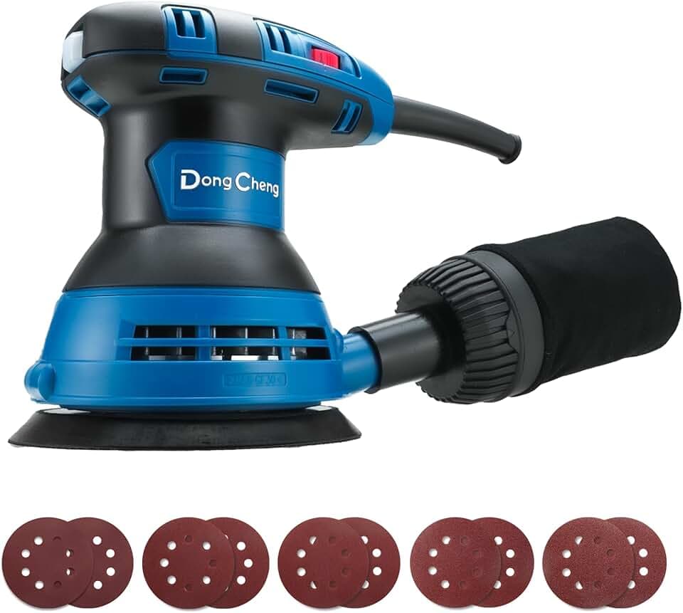 DongCheng Exzenterschleifer 300W, 125mm Schleifmaschine
