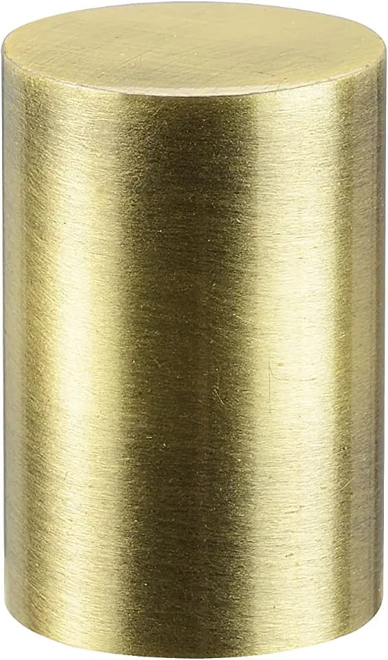 Aspen Creative 24019-42, Cylinder for Lamp Shade, Steel in Antique Brass Finish, 1-1/4" Height 2 Pack