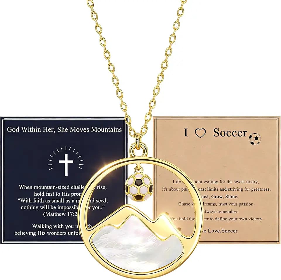 Sports Necklace for Teens Women,Softball Volleyball Basketball Soccer Gifts