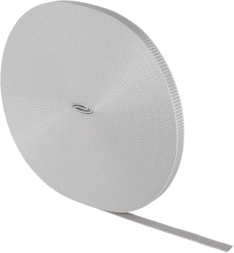 Schellenberg 11431 Rolladengurt 18 mm x 50 m Rollladengurt, Gurtband, Rolladenband, grau