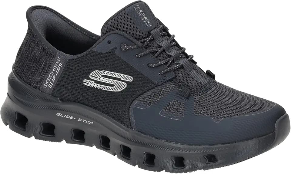 Skechers Glide-Step Pro-Cool Drift Slipper Schwarz