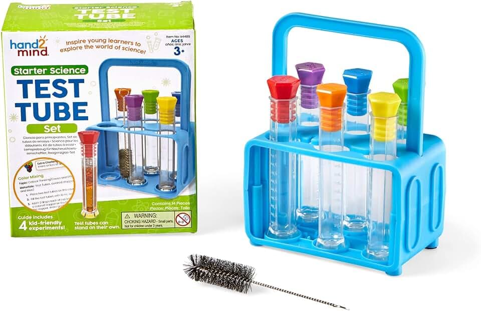 hand2mind Starter Science Test Tube Set, Set of 6
