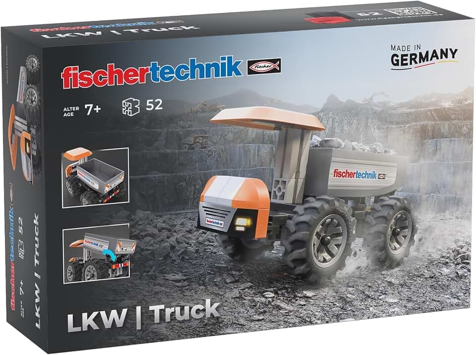 fischertechnik Truck Baustelle-Bausatz für Kinder ab 7 Jahren