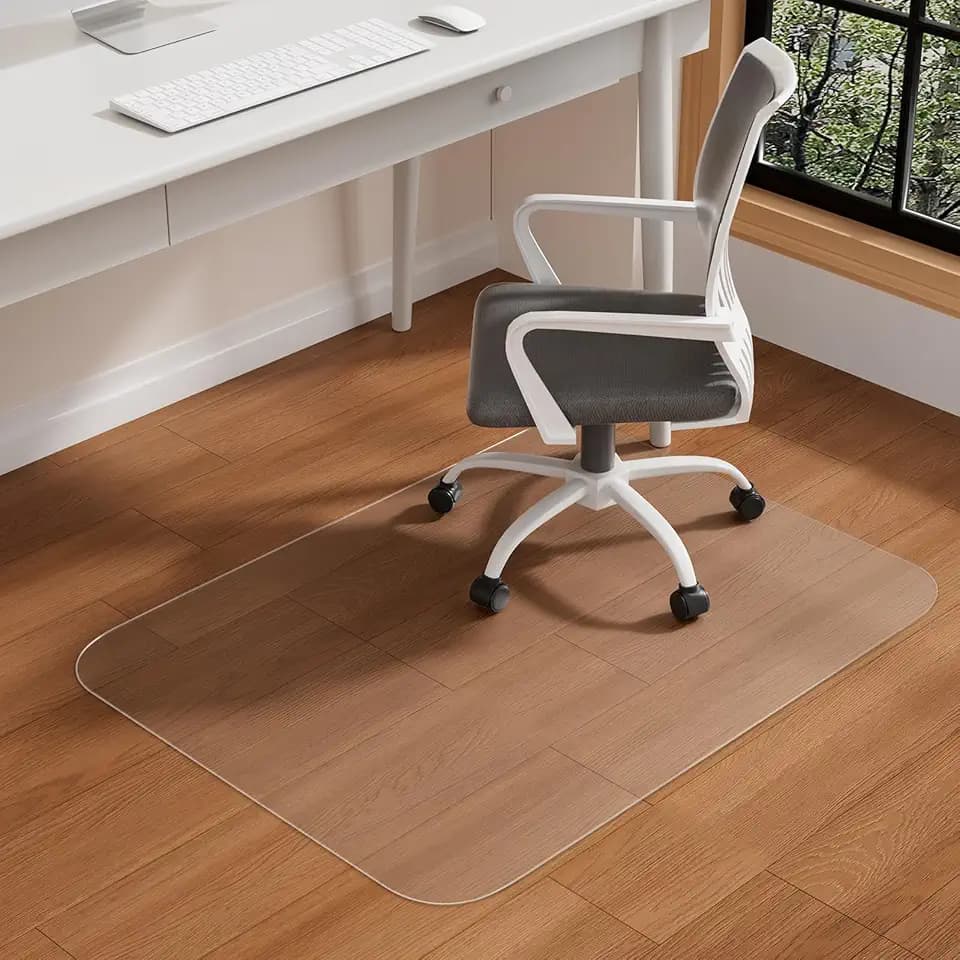 Tonaus Office Chair Mat 30"×48", Small Office Chair Mat for Hardwood Floor