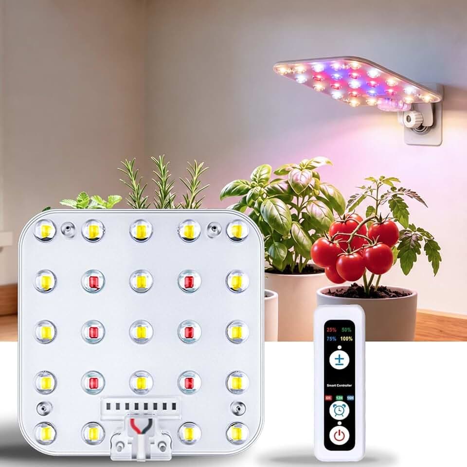 Wall Mounted Grow Light for Indoor Plants, Full Spectrum, 1-Pack