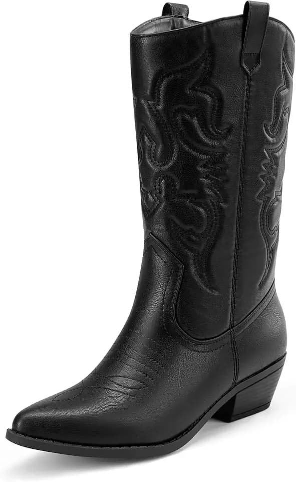 DREAM PAIRS Women's Cowboy Cowgirl