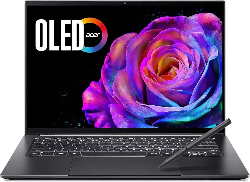 Acer Swift X 14 Laptop | 14.5" 3K OLED Gorilla Glass 120Hz Touch Display | Intel Core Ultra 9 Processor 285H | NVIDIA GeForce RTX 5070 | 32GB LPDDR5X | 1TB SSD | Haptic Touchpad | SFX14-73G-91QV