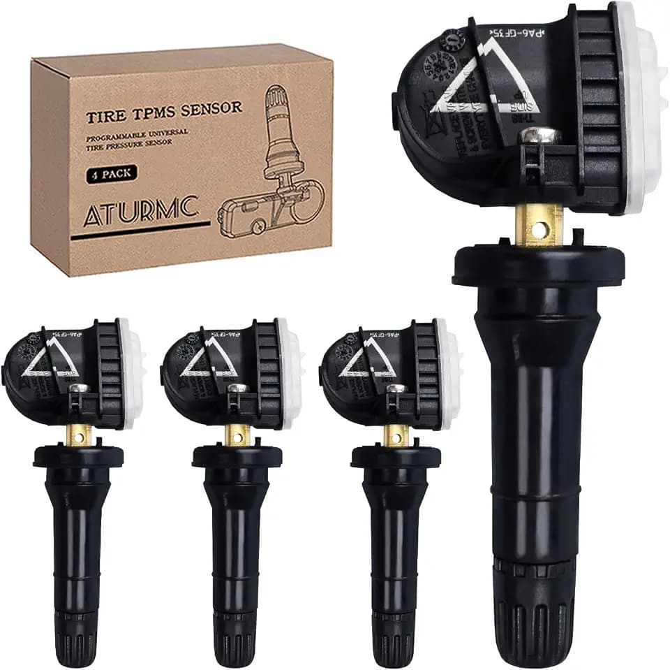 Set of 4 TPMS Tire Pressure Sensor 433MHZ Compatible with Ford Taurus Explorer Focus F-150 F Series SD S-MAX Mustang Fuxing Edge Transit Lincoln Mainland MBZ Nautilus MKC MKX Replaces#F2GZ1A189B