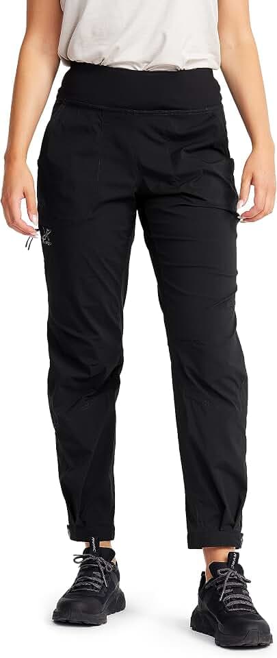 RevolutionRace Breezy Curved Ankle Stretch Hose für Damen, Leichte und atmungsaktive Hose für den Alltag und alle Outdoor-Aktivitäten