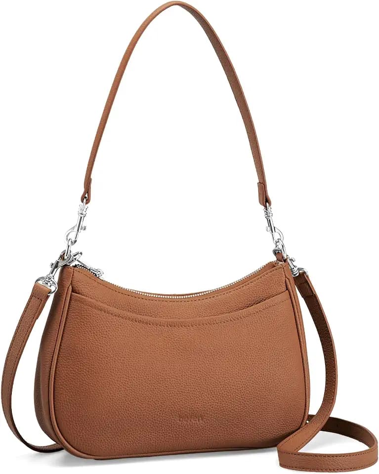 befen Genuine Leather Crossbody Bags for Women, Anti Theft Shoulder Purse