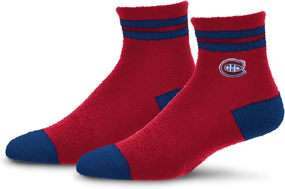 For Bare Feet Cozy Two Stripe NHL OSFM