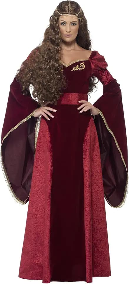 Smiffy's Women's Medieval Queen Deluxe Costume