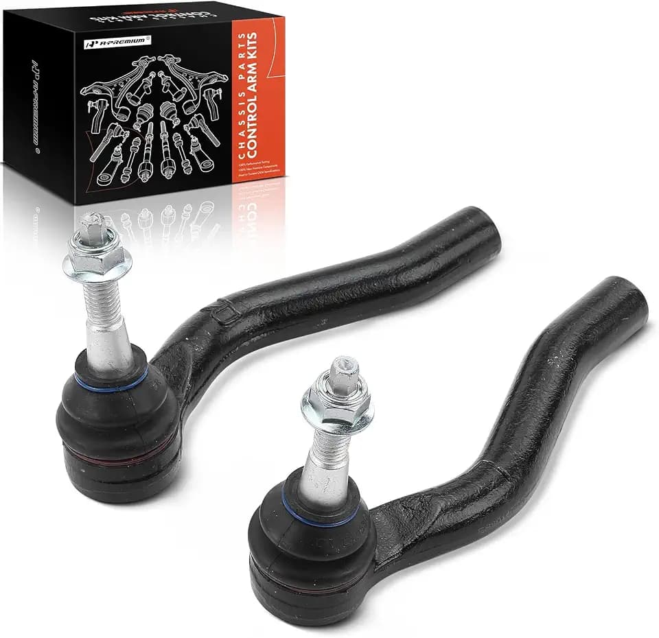 A-Premium 2-Pack Front Outer Tie Rod End, Compatible with Chevy, GMC, Buick