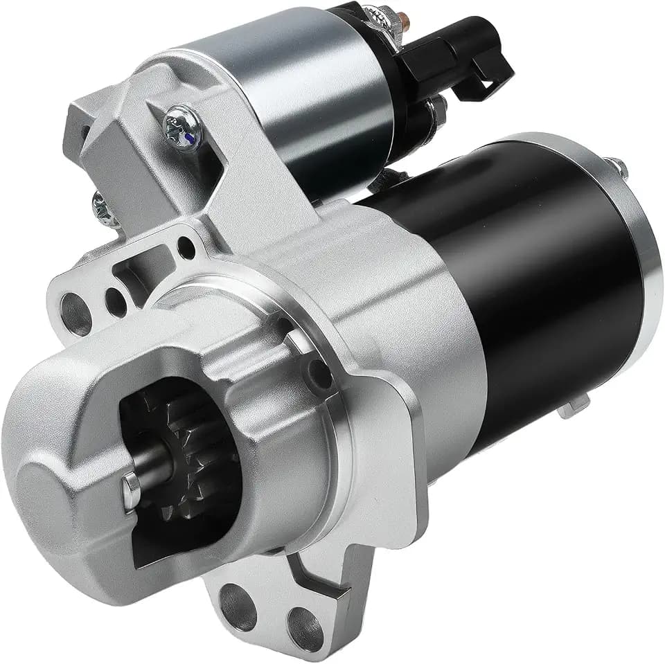 17986 Starter Compatible with Chevy Traverse 09-17, GMC Acadia 07-16, Buick Enclave Lacrosse, Cadillac SRX XTS STS, Impala 12-20, Pontiac Saturn Suzuki 3.0L 3.6L V6 Engine Replacement for 12645298