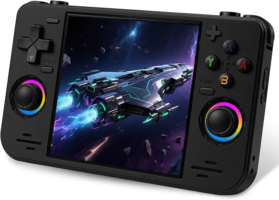 RF40H Handheld Game Console, 4.0" Retro Gaming Console Preloaded 20,000+ Classic Games, Open Source Linux System, Support WiFi Online Play, Portable Pocket Hand Held Video Game (Black)