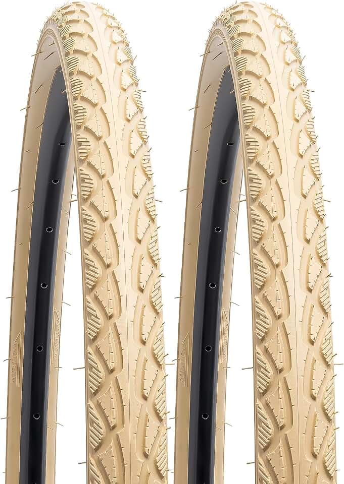 YunSCM 2Pcs Faltbare 28/700C Fahrradreifen 700X40C Mantel 40-622 kompatibel mit 700x38C 700x40C 700x42C Rennräder, Citybikes 28 Zoll Fahrradreifen 28x1.60