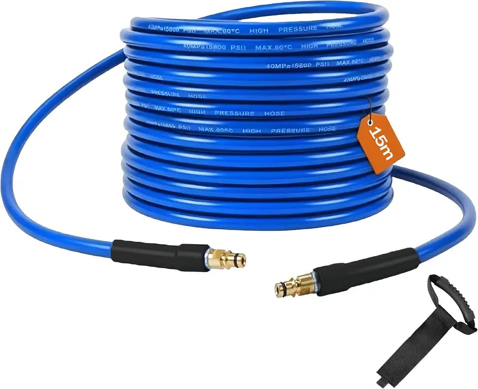 15m Blau Hochdruckschlauch für Kärcher K2-K7 Hochdruckreiniger Schlauch mit Quick-Connect Anschluss Hochdruckreiniger Schlauch Zubehör Hochdruckreiniger Verlängerungsschlauch Ersatzteile ﻿ ﻿