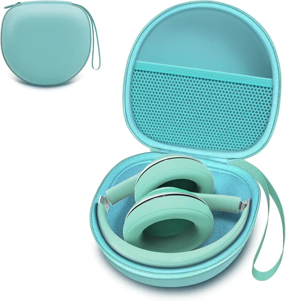 Headphone Headset Case for Folding Headphone, Mint Green