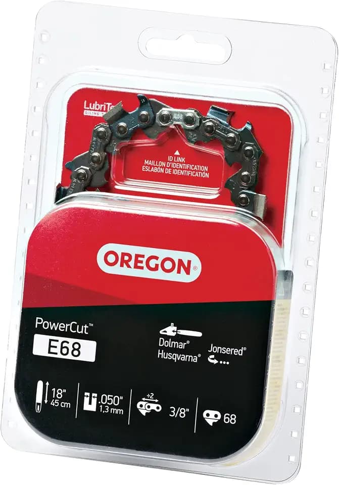Oregon Chainsaw Chain for 18" Bar, 3/8" Pitch, .050" Gauge, 68 Drive Links