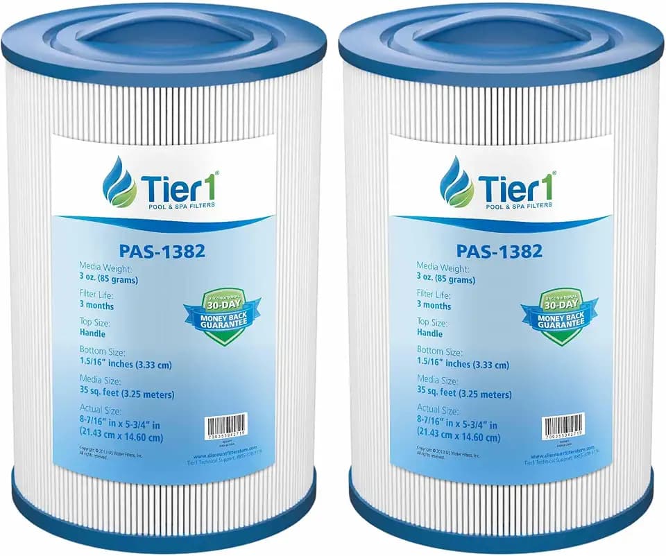 Tier1 PMAX50 Hot Tub Filter Replaces Unicel 5CH-35, PAS35P & FC-0300 2-Pk