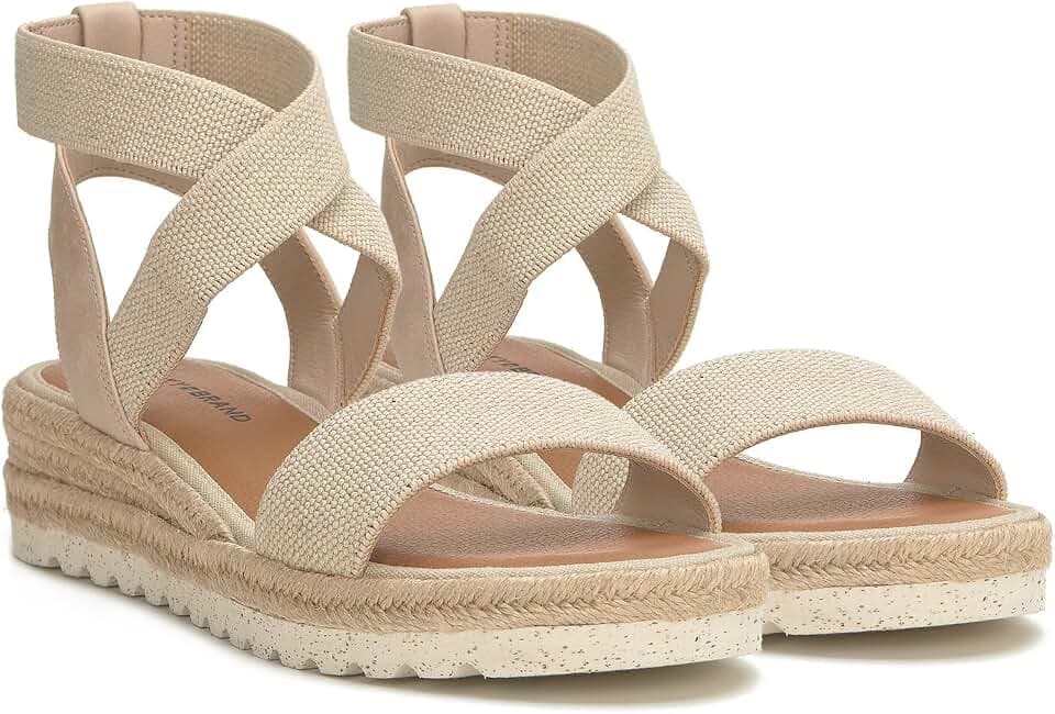Lucky Brand Women's Thimba Cross Strap Espadrille Sandal