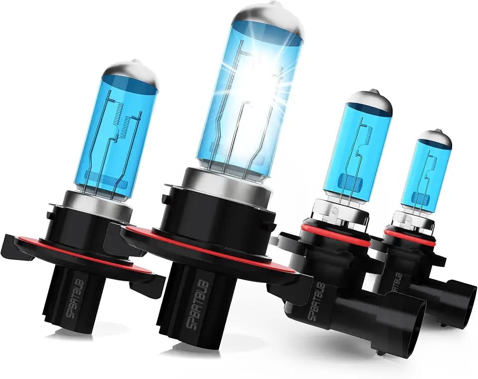 compatible with Ford F250 F-350 F-450 F-550 Super Duty(2005-2022) halogen Headlight Bulbs, H13/9008 High Low Beam Headlights + 9145 Fog Lights,Pack of 4