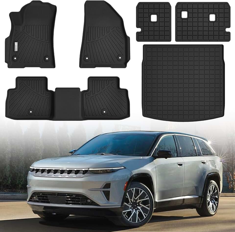 Floor Mats & Trunk Mat Fit for 2025 Jeep Wagoneer S 4xe EV
