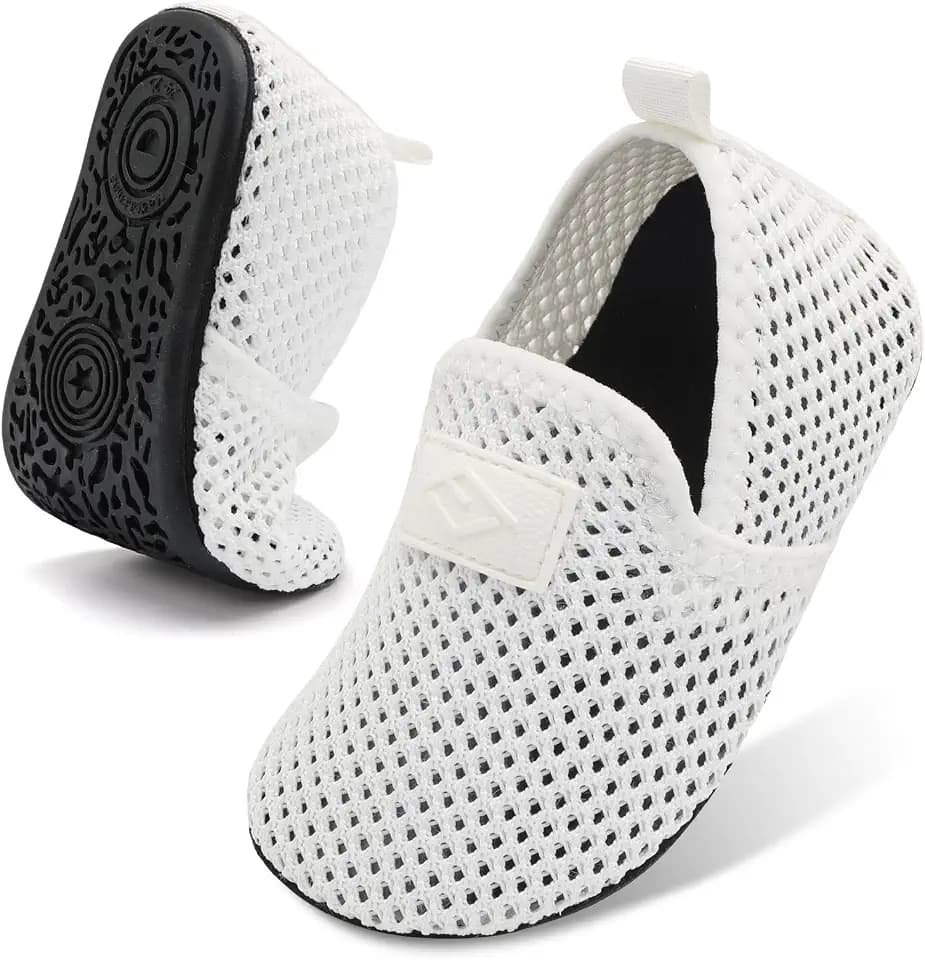 Lefflow Toddler Water Shoes Kids Quick Dry Beach Swim Socks Shoes Baby Non Slip House Slippers