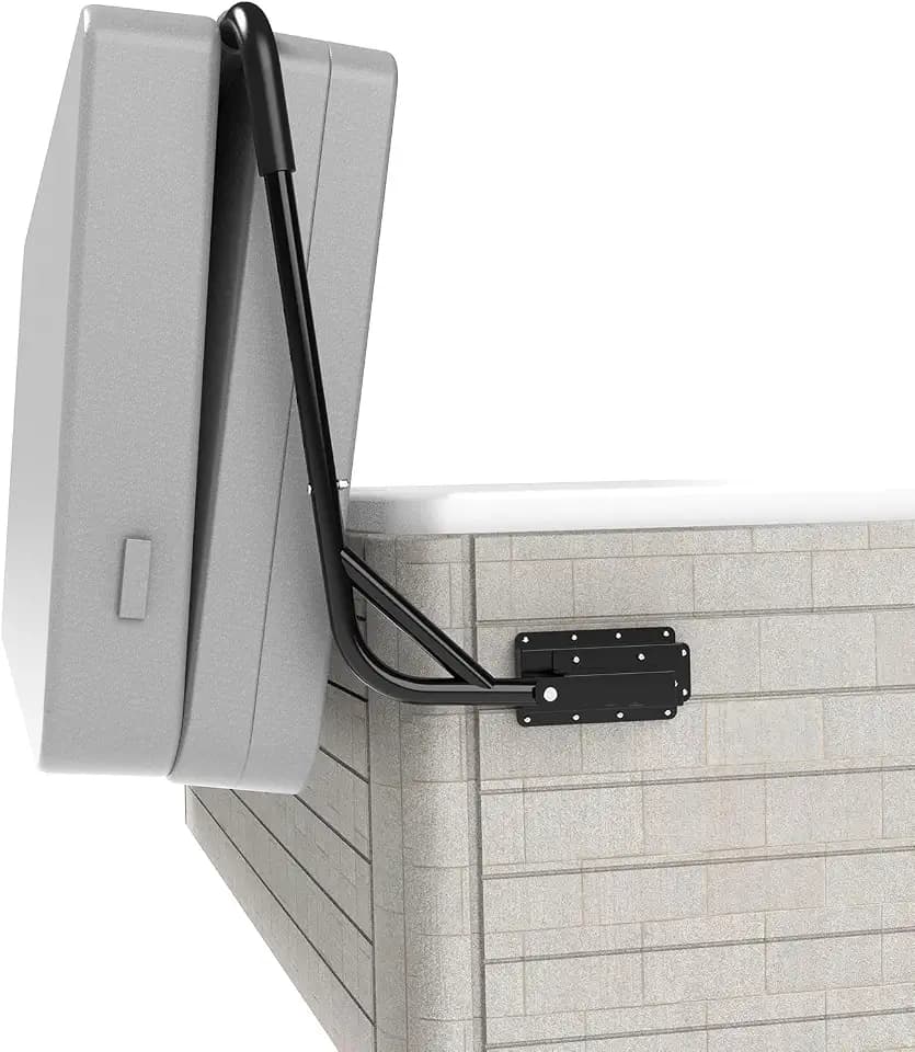 TOCRETOARE Hot Tub Cover Lifter, Spa Cover Lift, Hot Tub Cover Lift Removal System Height and Width Adjustable, Universal Fit for Most Spa Hot Tubs