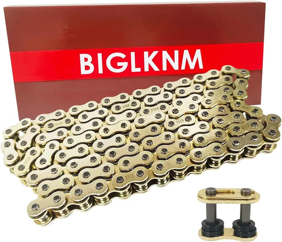 420 X-Ring Chain, 124 Links for 100cc 110cc 125cc Mini ATV Go Kart