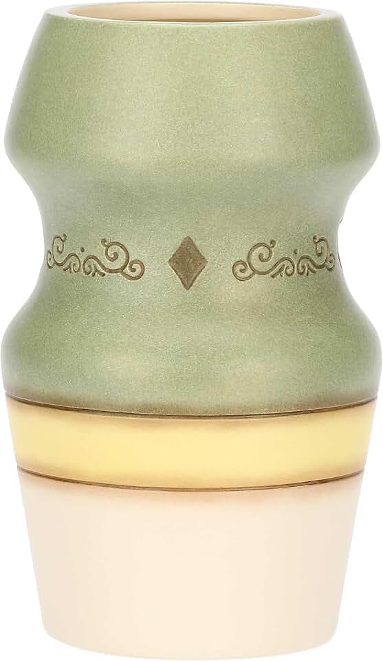 Thun - Keramikvase Incanto di Primavera grün, mittel - 12,9 x 12,9 x 21,6 cm