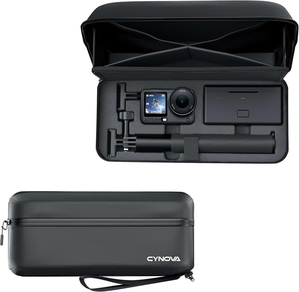CYNOVA Tasche für DJI Osmo Action 6 Tragetasche,Hard Shell Kompakte Tasche