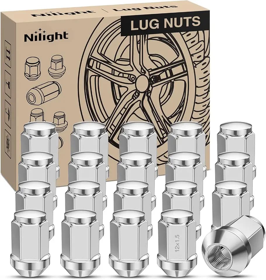 Nilight 20PCS M12X1.5 Lug Nuts Compatible with 2001-2023 Ford Escape