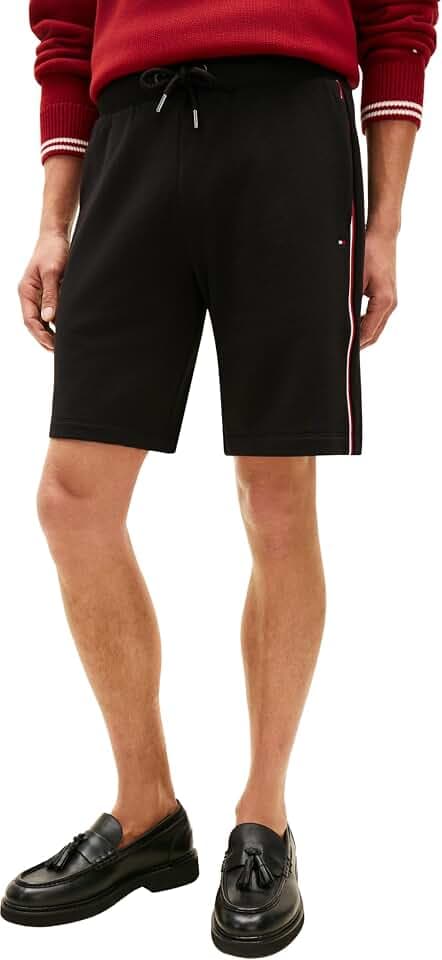 Tommy Hilfiger Herren Trainingshose Global Stripe Sweatshort Mw0mw42883