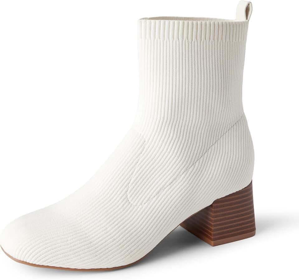 Amazon Essentials Damen Stretch-Stiefeletten Aus Strick