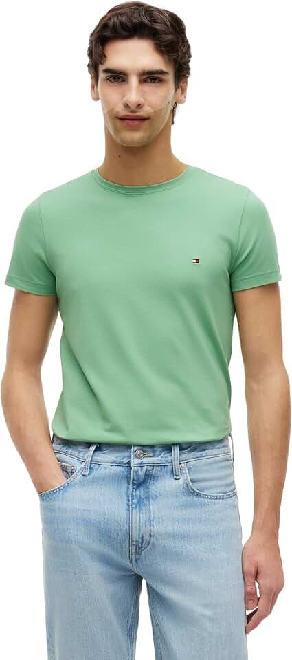 Tommy Hilfiger Herren T-Shirt Kurzarm Rundhalsausschnitt