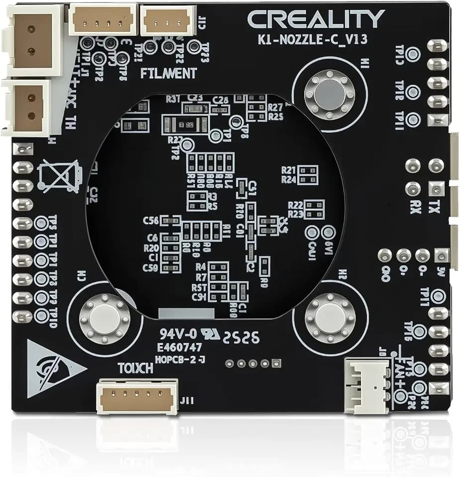 Creality Official Upgrade K1C/K1 SE/K1 MAX Hotend Adapter Plate, OEM PCB Nozzle Adapter Toolhead PCBA Board Replacement & Upgrade Kit, Compatible with K1/K1 Max/K1C/K1 SE