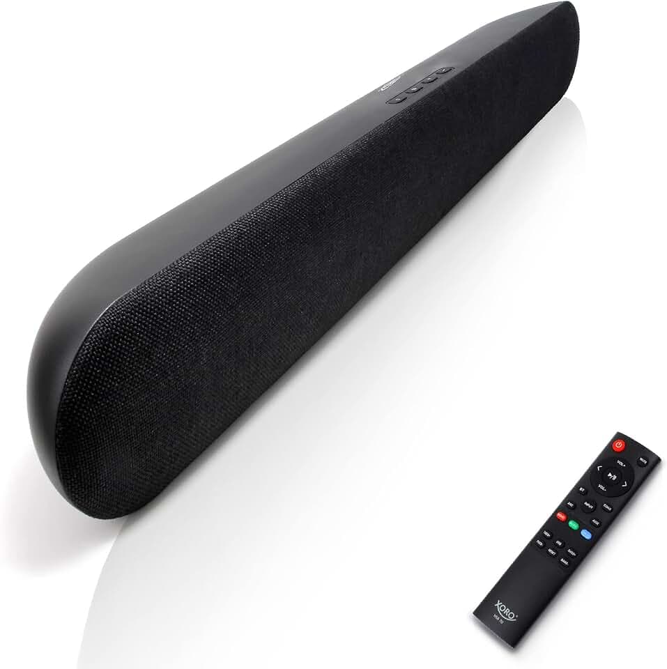 XORO Stereo Fernsehlautsprecher Soundbar HSB 70 mit Bluetooth, 60 Watt Ausgangsleistung, AV IN, HDMI ARC, USB 2.0 Mediaplayer, inkl. Wandhalterung, IR-Fernbedienung