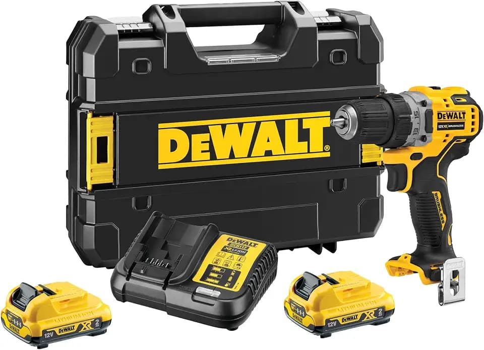 DEWALT Bürstenloser 12V XR Kompakt-Bohrschrauber, DCD701D2-QW