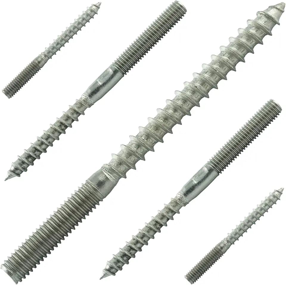 M12 x 200 mm (10 Stück) Stockschrauben mit Doppelgewinde - Schraubstifte - Edelstahl VA A2 V2A - rostfrei | AGBERG