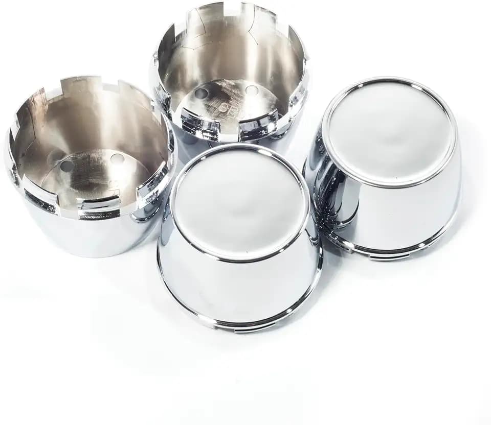 4Pcs 2.74"(65.9mm) Chrome Wheel Center Caps Fit SPML3/SPML5 Wheel