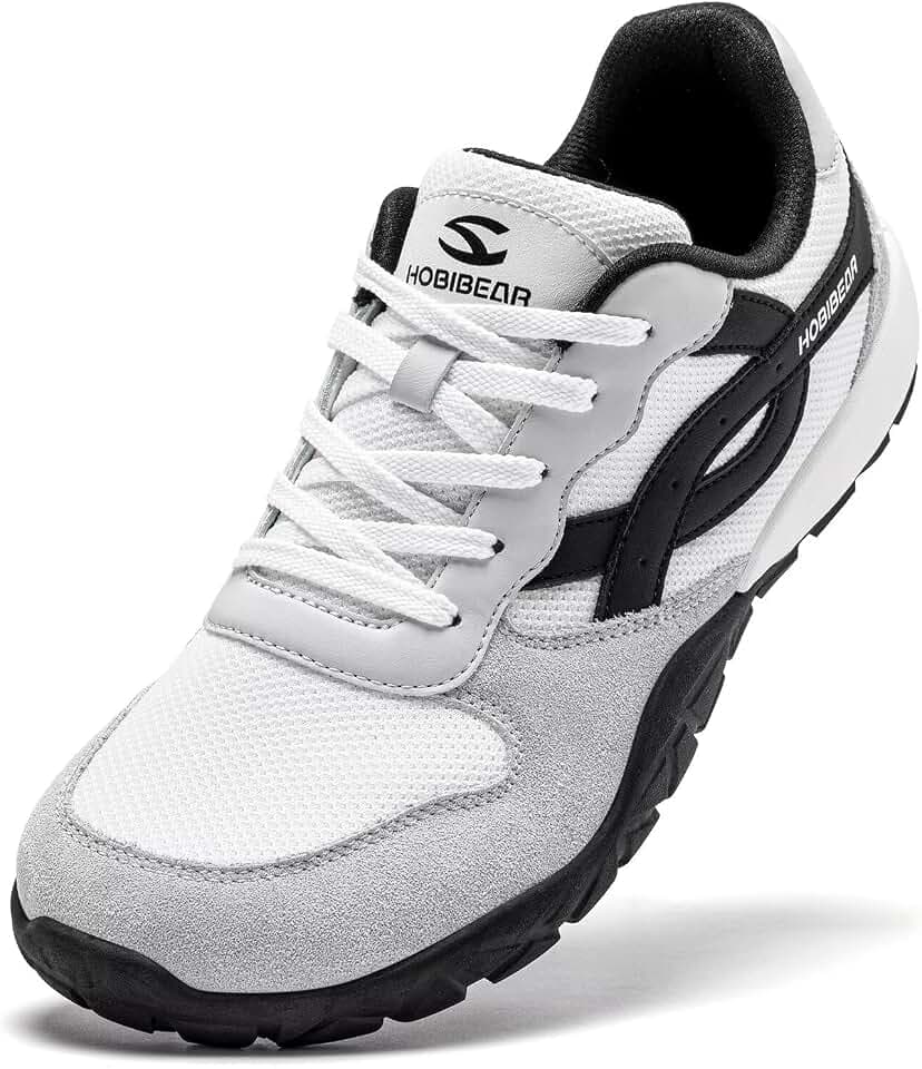 HOBIBEAR Damen Herren Trail Running Barfußschuhe | breite Zehenbox minimalistische Sneaker