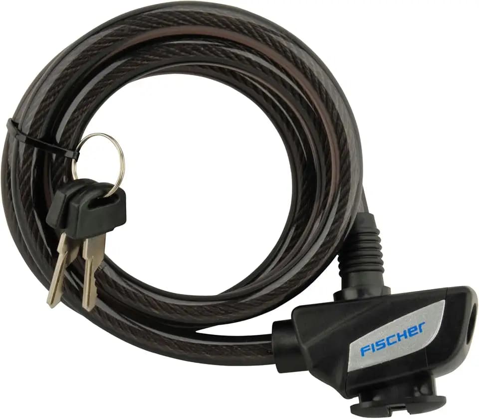 Fischer Spiralschloss Durchmesser 10 mm, schwarz, 120, 85907