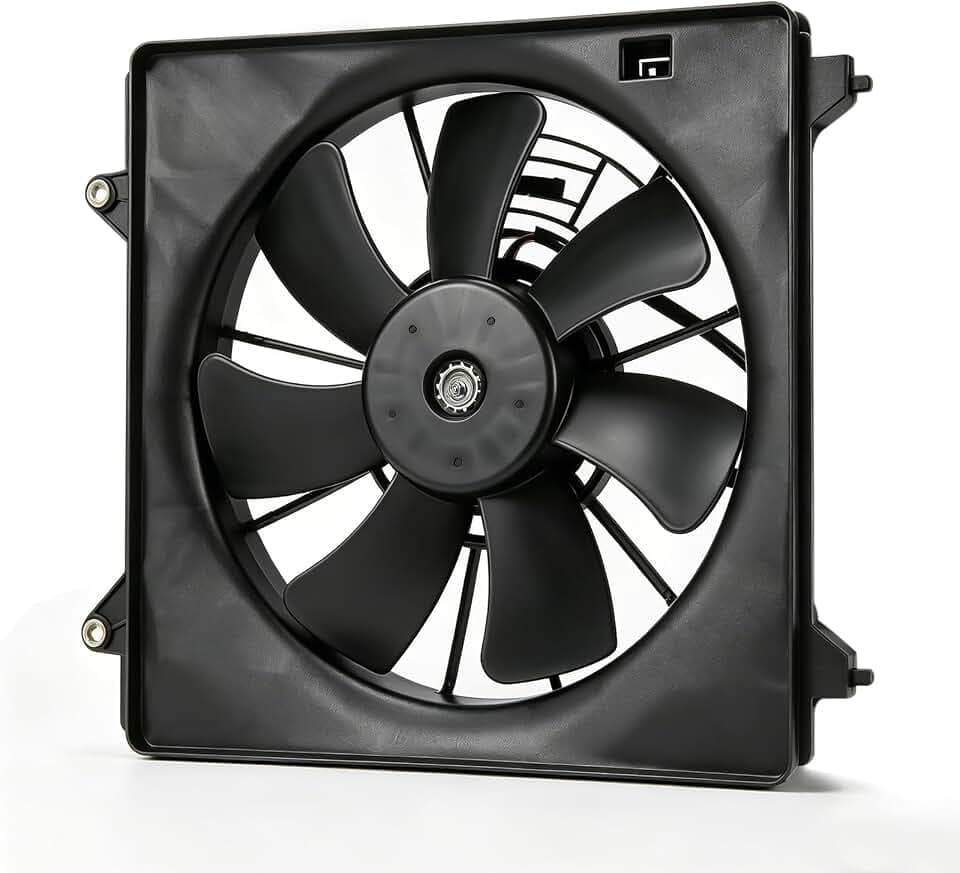 Engine Radiator Cooling Fan Assembly Replacement for Honda Accord 2013-2017