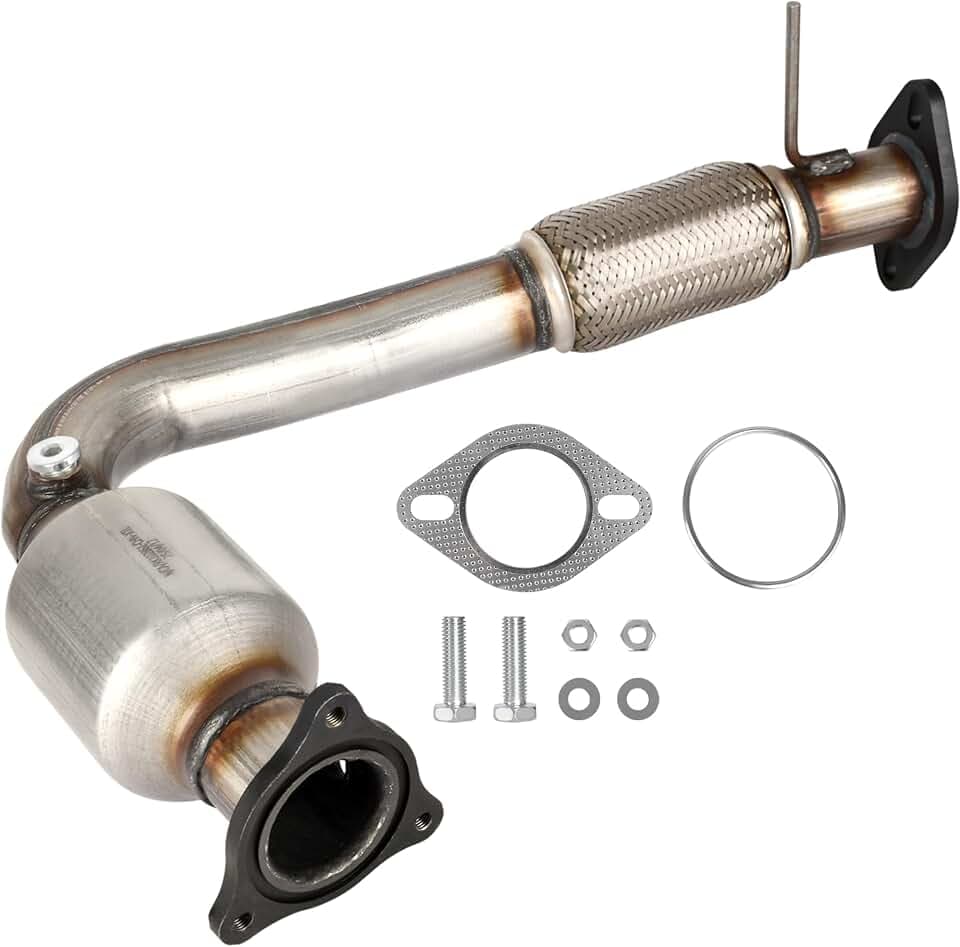 KLN Front Catalytic Converter W/Gasket Kit Compatible with Chevy Equinox 2010-2014 2.4L, Captiva Sport 2012-2015 2.4L, Compatible with GMC Terrain 2010-2014 2.4L, Direct-Fit - E.P.A. Compliant