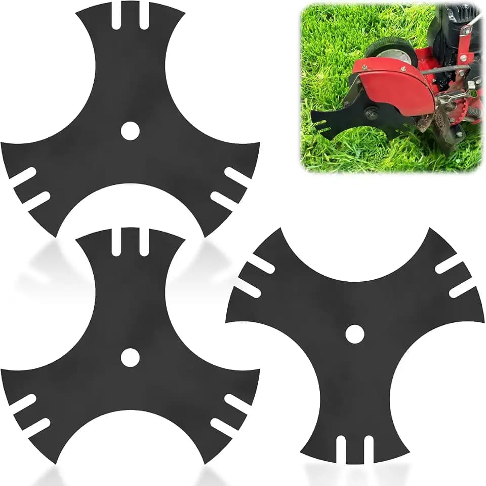 3 Pack 9" 3-Side Edger Star Blades 5/8" Center Hole